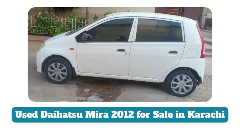 Used Daihatsu Mira 2012 for Sale in Karachi